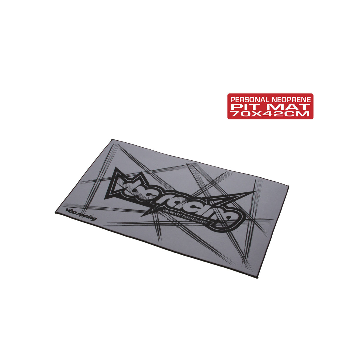 VBC Racing Personal Neoprene Pit Mat-Grey A-02-VBC-A004G