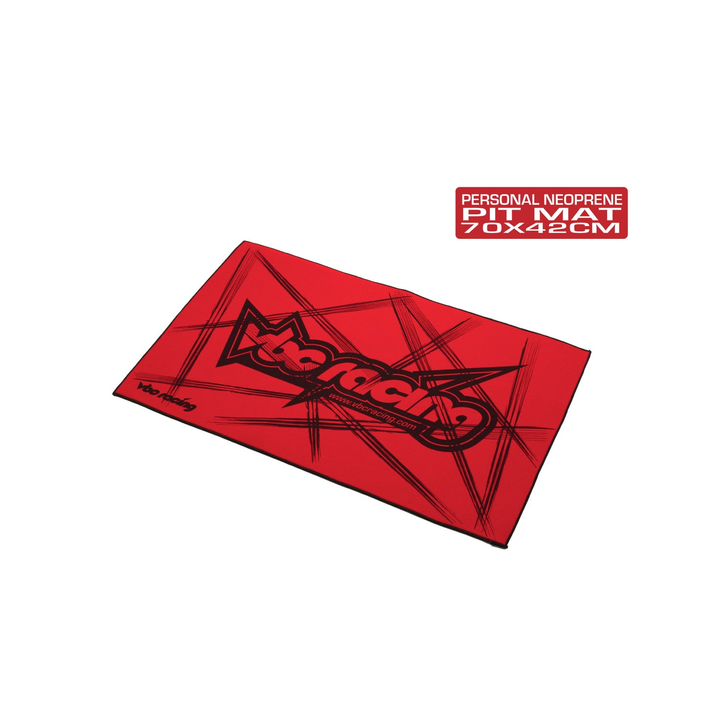 VBC Racing Personal Neoprene Pit Mat-Red A-02-VBC-A004R