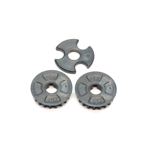 VBC Racing WildFire 20T Center Pulley/Pulley Spacer Set D-05-VBC-0039