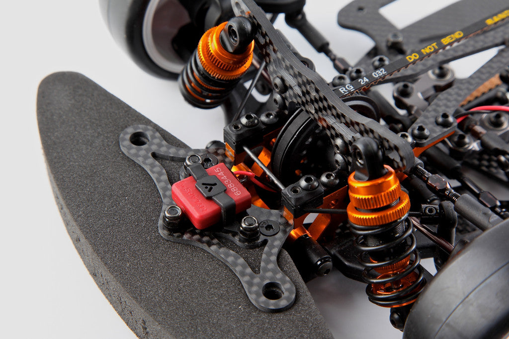 VBC Racing Graphite Front Bumper Top Plate For XRay T3 Series( 2.0MM) - Mylaps Mount Ready A-01-VBC-0018
