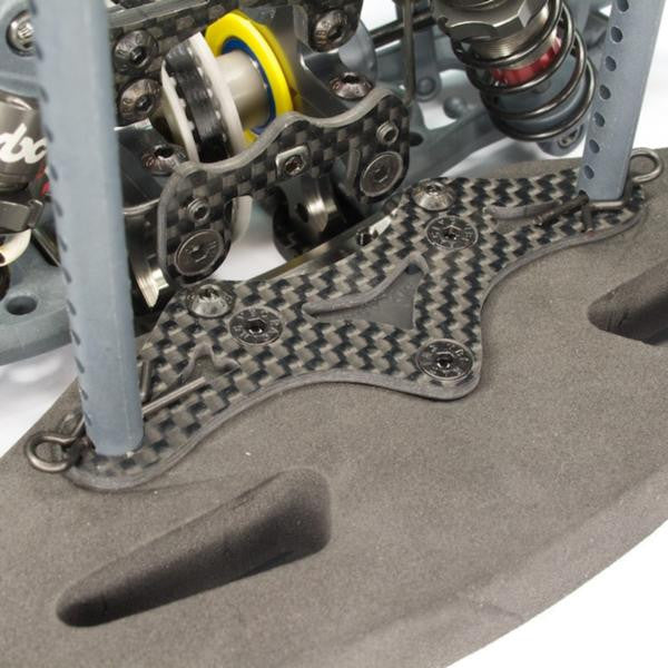 Graphite Bumper Top Plate (w/Mylaps Mount) A-01-VBC-0029-1